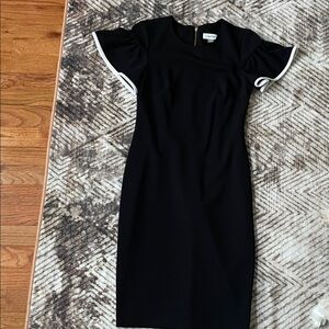Womens black Calvin Klein dress size 2P